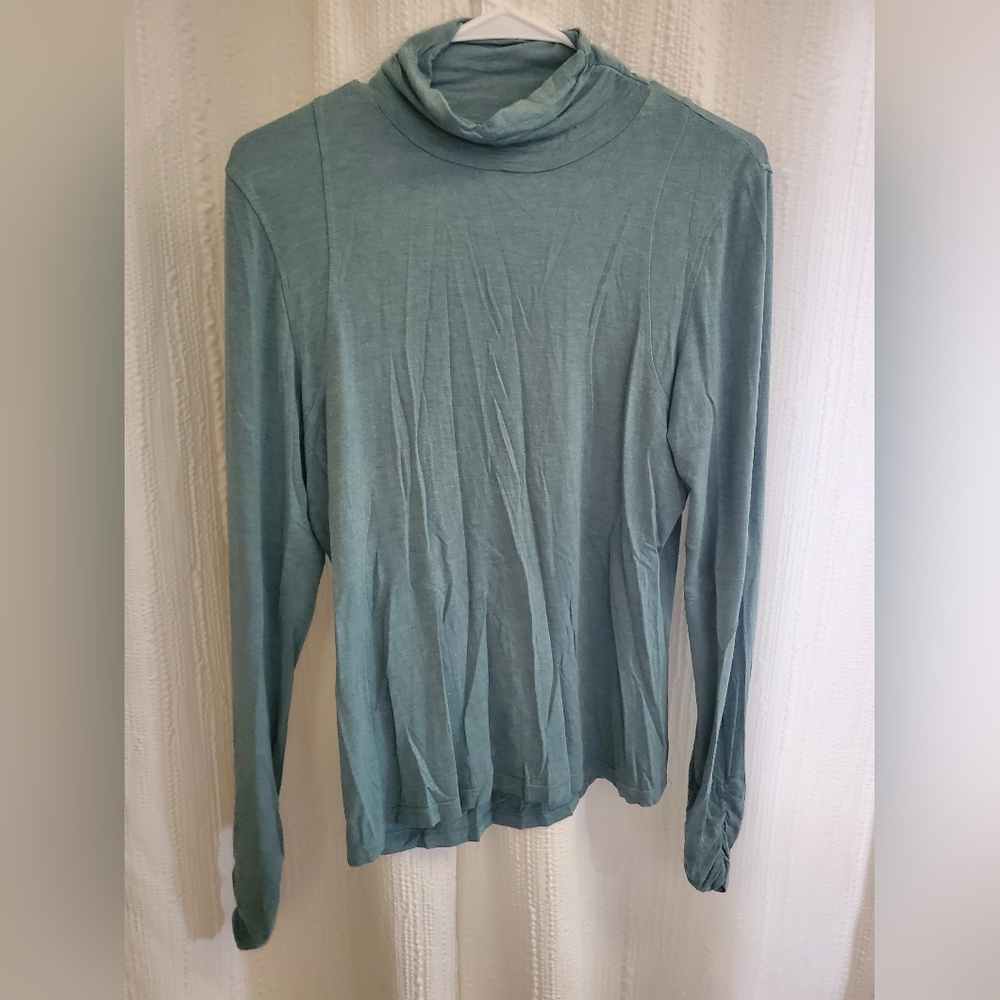 Tribal Teal Long Sleeve Top
